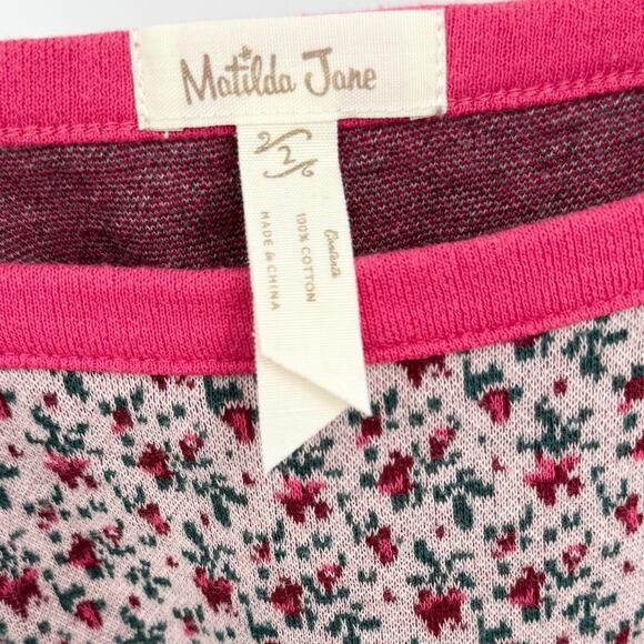 Matilda Jane Girl's Noelle Sweater Knit Floral Dress Size 2 - Picture 4 of 6